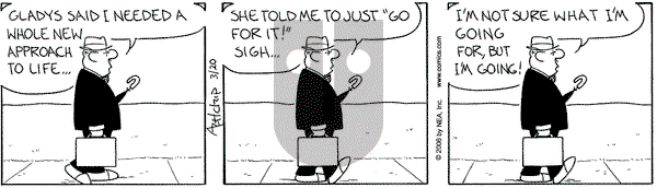 The Born Loser on Monday March 20, 2006 Comic Strip