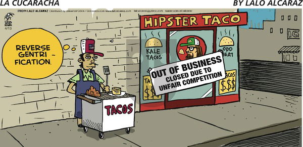 La Cucaracha - Sunday April 13, 2014 Comic Strip