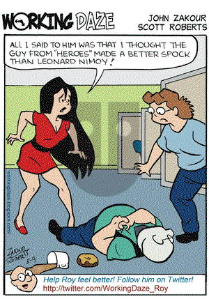 Working Daze on Saturday May 9, 2009 Comic Strip