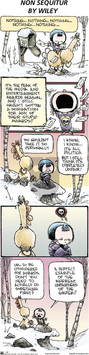 Non Sequitur on Sunday January 30, 2005 Comic Strip