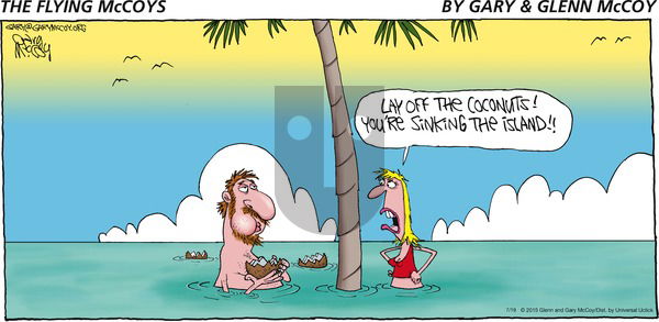 The Flying McCoys on Sunday July 19, 2015 Comic Strip