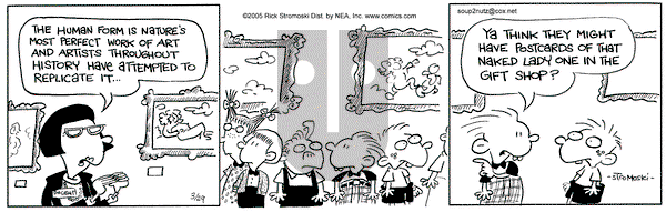 Soup to Nutz - Old on Tuesday March 29, 2005 Comic Strip