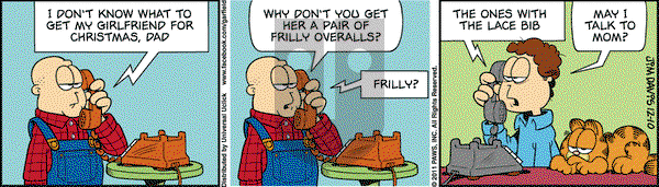 Garfield on Saturday December 10, 2011 Comic Strip