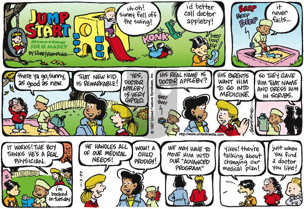 JumpStart on Wednesday November 19, 1997 Comic Strip