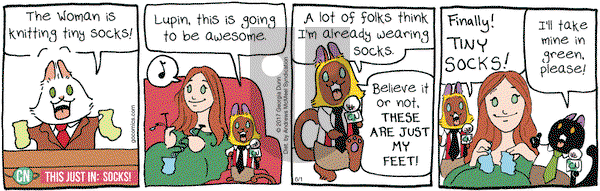 Breaking Cat News on Thursday June 1, 2017 Comic Strip