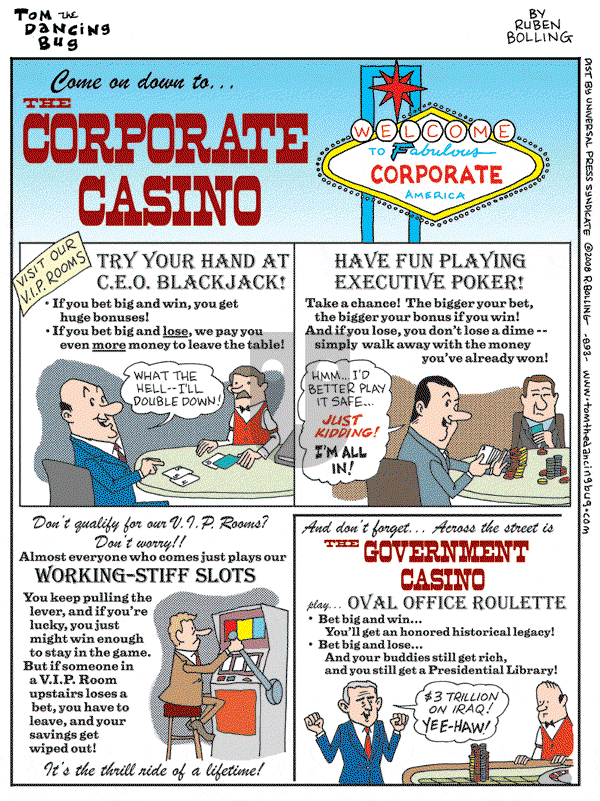Tom the Dancing Bug on Saturday March 29, 2008 Comic Strip