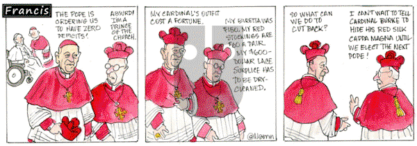 Francis on Monday September 23, 2024 Comic Strip