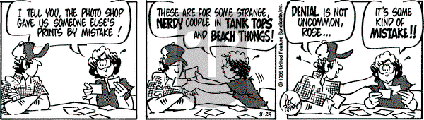 Rose is Rose on Friday August 29, 1986 Comic Strip