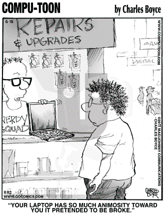 Compu-toon on Wednesday May 18, 2011 Comic Strip