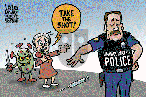 Lalo Alcaraz - Friday October 22, 2021 Comic Strip