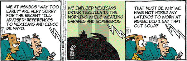 La Cucaracha on Tuesday May 20, 2014 Comic Strip