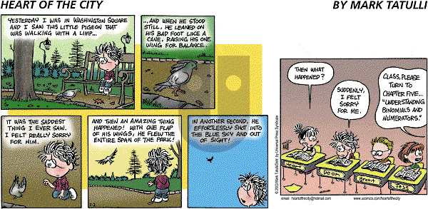 Heart of the City on Sunday November 2, 2003 Comic Strip