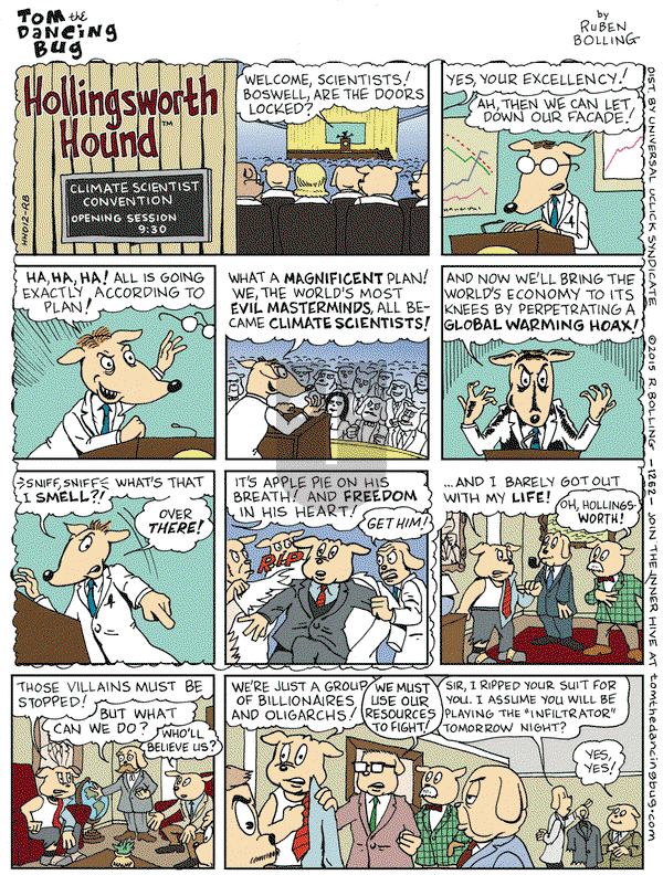 Tom the Dancing Bug on Friday November 6, 2015 Comic Strip