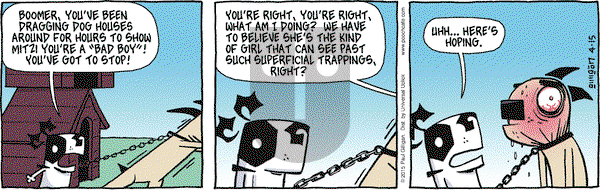 Pooch Cafe on Wednesday April 15, 2015 Comic Strip