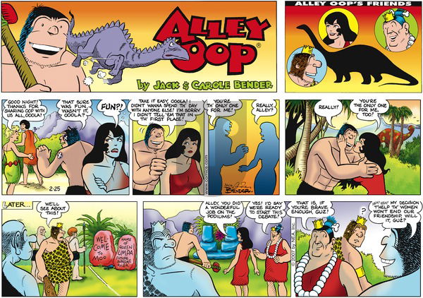 Alley Oop on Sunday February 25, 2007 Comic Strip
