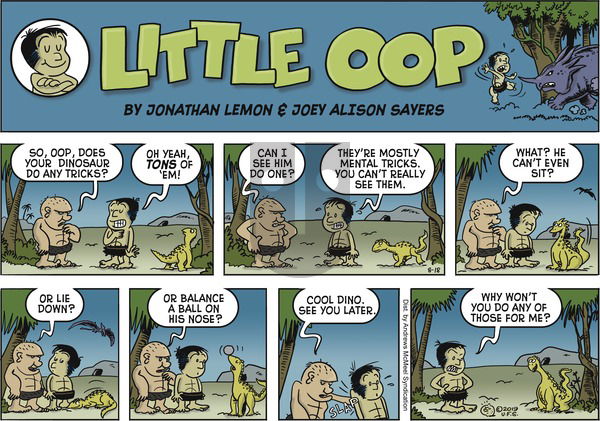 Alley Oop on Sunday August 18, 2019 Comic Strip