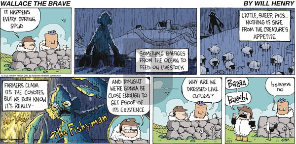 Wallace the Brave on Sunday April 27, 2025 Comic Strip