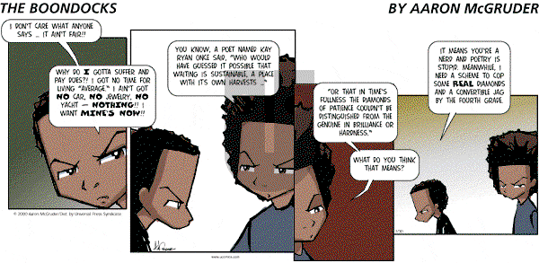 The Boondocks on Sunday March 2, 2014 Comic Strip