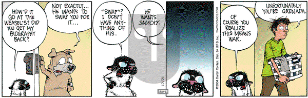 Get Fuzzy on Tuesday December 21, 2004 Comic Strip