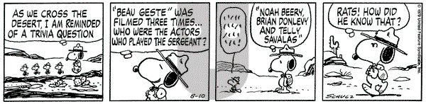 Peanuts on Friday August 10, 1979 Comic Strip