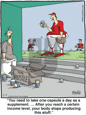 In the Bleachers - Wednesday March 9, 2005 Comic Strip