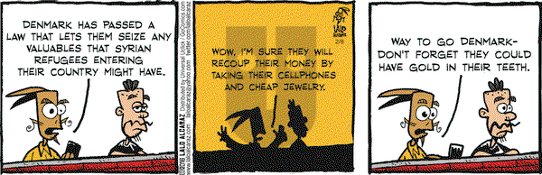 La Cucaracha on Monday February 8, 2016 Comic Strip