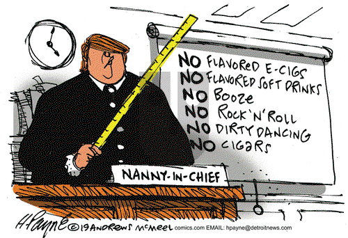 Henry Payne on Monday September 16, 2019 Comic Strip