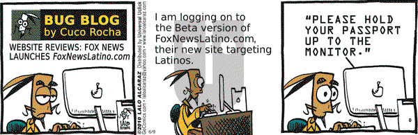 La Cucaracha - Wednesday June 9, 2010 Comic Strip