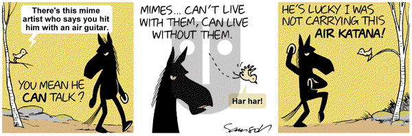 Dark Side of the Horse on Tuesday February 15, 2011 Comic Strip