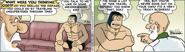 Alley Oop on Thursday July 30, 2015 Comic Strip
