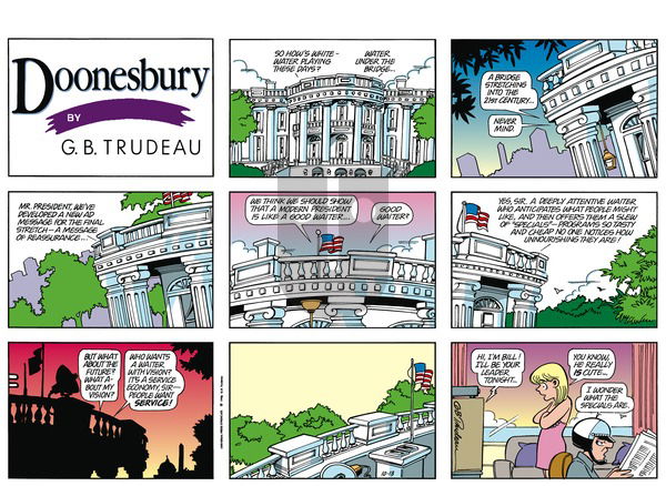 Doonesbury on Sunday October 13, 1996 Comic Strip