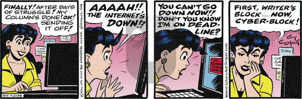 Nancy on Monday December 1, 2014 Comic Strip