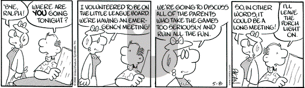 Drabble on Tuesday July 25, 2000 Comic Strip