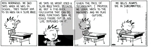 Calvin and Hobbes on Wednesday November 25, 1992 Comic Strip