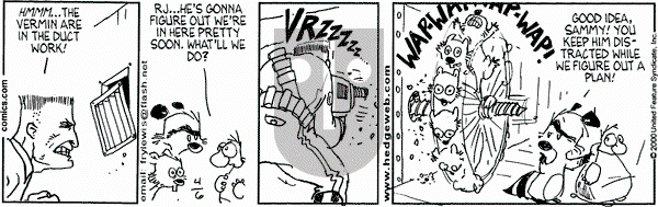 Over the Hedge on Thursday April 6, 2000 Comic Strip