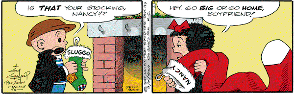 Nancy on Monday December 4, 2017 Comic Strip