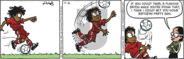 Cleats on Wednesday November 2, 2005 Comic Strip