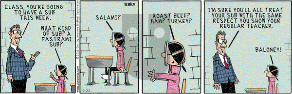 Grand Avenue on Monday September 22, 2025 Comic Strip