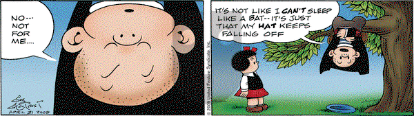 Nancy on Tuesday April 21, 2009 Comic Strip