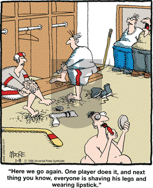 In the Bleachers on Friday January 8, 1999 Comic Strip