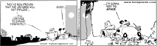 Over the Hedge on Thursday February 19, 1998 Comic Strip