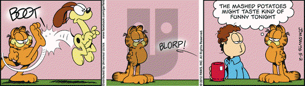 Garfield on Wednesday May 2, 2012 Comic Strip