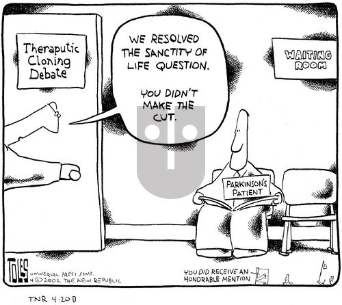 Tom Toles on Sunday April 21, 2002 Comic Strip