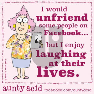 Aunty Acid - Monday October 14, 2019 Comic Strip