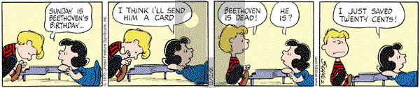 Peanuts on Wednesday December 12, 2001 Comic Strip