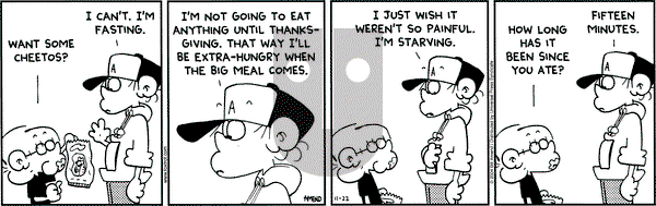 FoxTrot on Monday November 22, 2004 Comic Strip