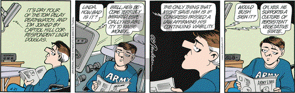 Doonesbury on Thursday April 21, 2005 Comic Strip