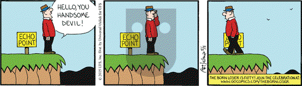 The Born Loser on Tuesday May 5, 2015 Comic Strip