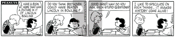 Peanuts on Monday December 4, 1961 Comic Strip