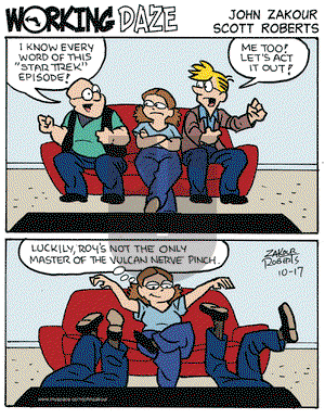 Working Daze on Friday October 17, 2008 Comic Strip